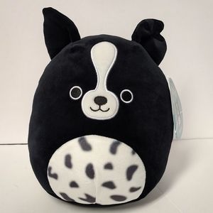 NWT Squishmallows "Monty" the 8" Border Collie black 🐕 dog Stuffed Plush